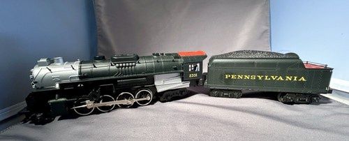 Used O Scale Lionel Pennsylvania Berkshire Jr Steam Loco #2331 &amp; Tender