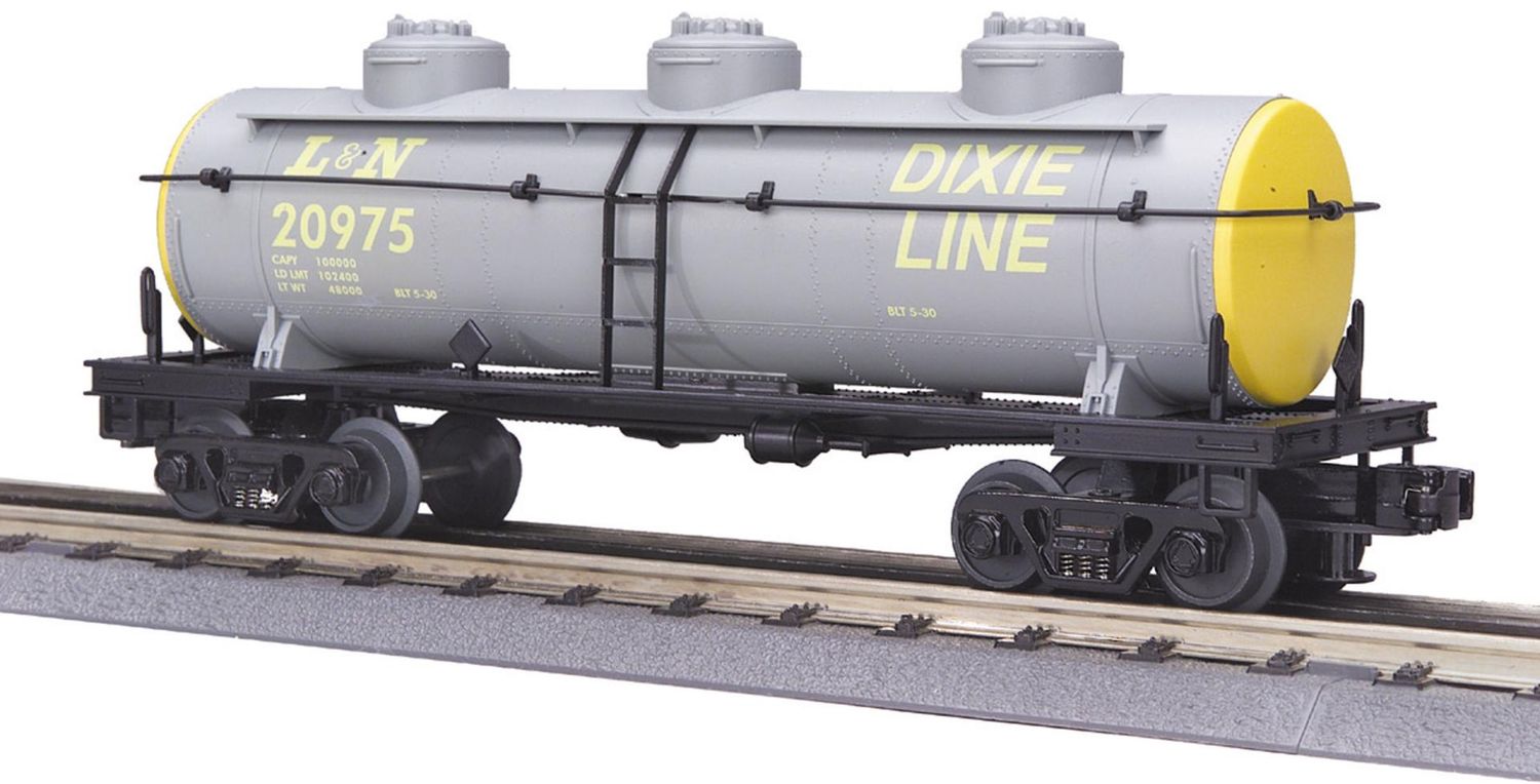 Used O MTH 30-7334 L&amp;N 3-Dome Tank Car