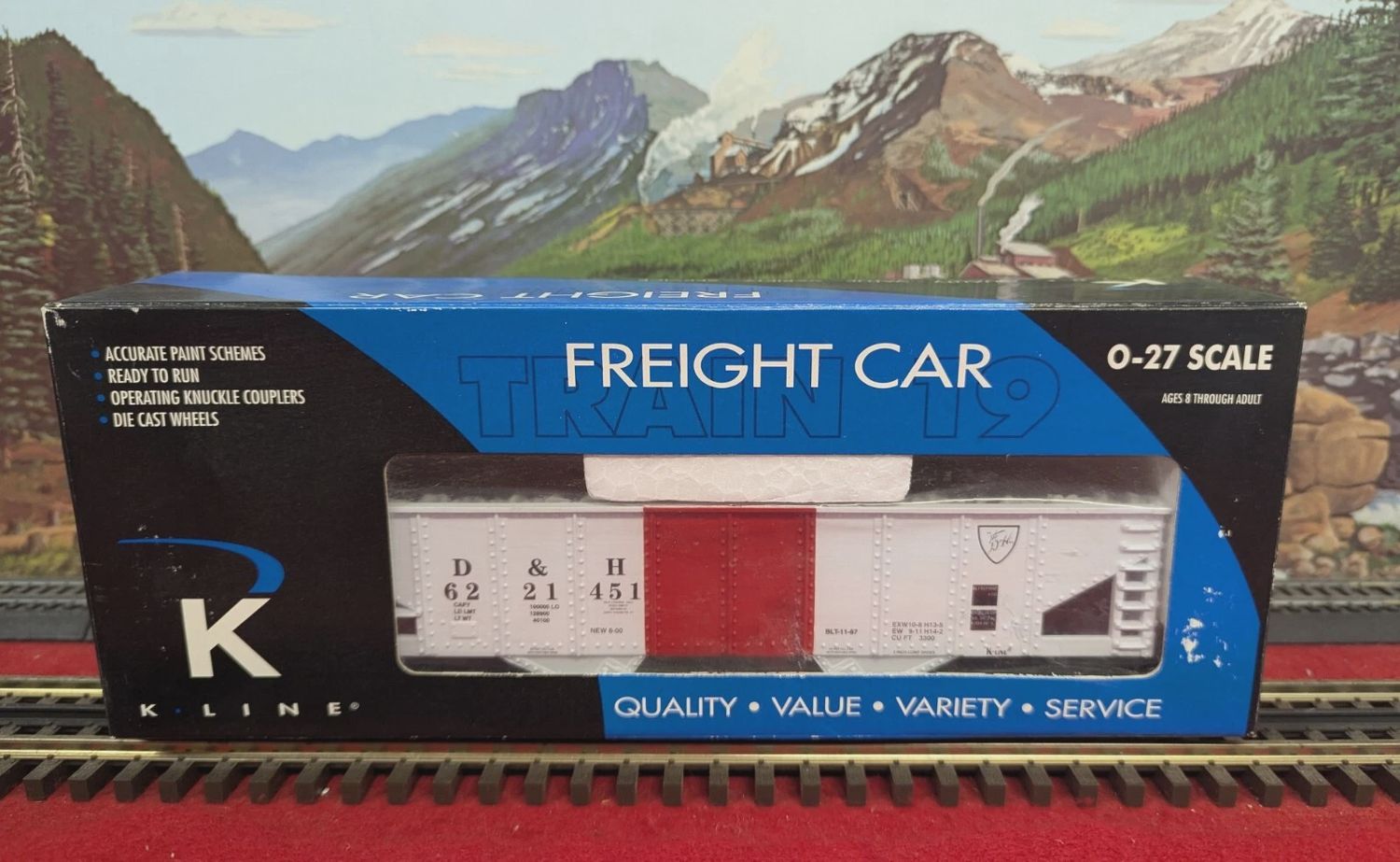 Used O K-Line K622-1451 D&amp;H Ribbed Hopper