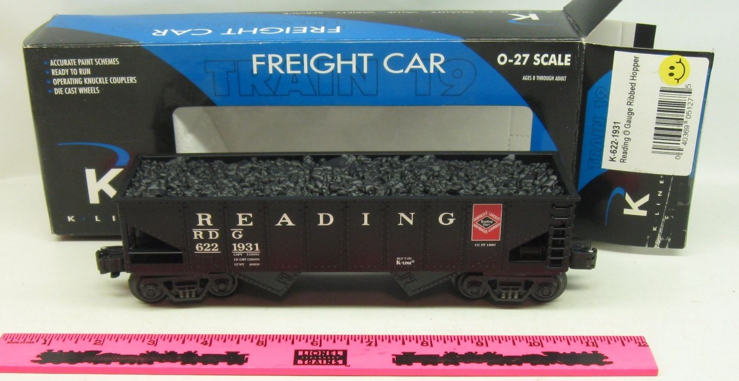 Used O K-Line K-622-1931 Reading Ribbed Hopper