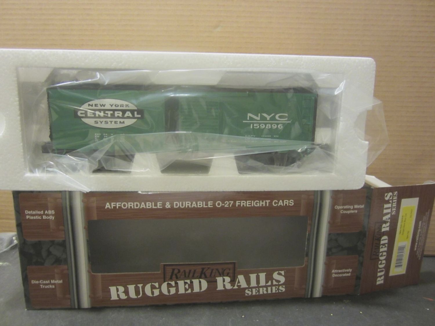 Used O MTH 33-7401 NYC Single Door Box Car Road #159896