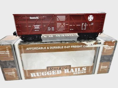 Used O MTH 26427  Santa Fe Stock Car