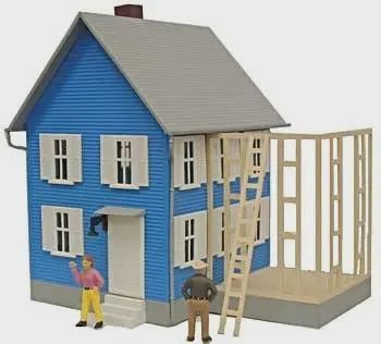 Used O Model Power 6352 Mr. Rodgers House