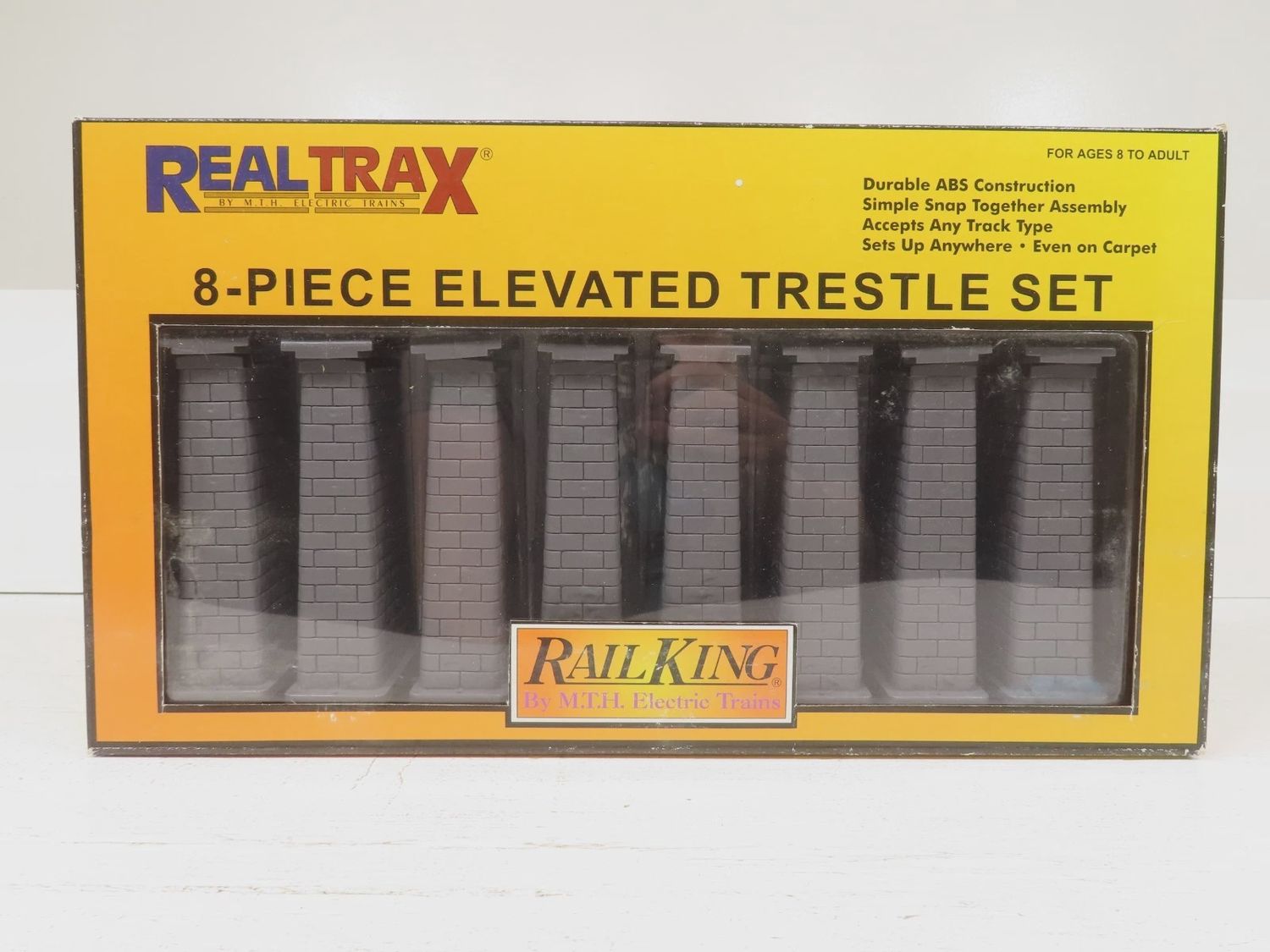 Used O MTH 40-1034 8-Piece Elevated Trestle System