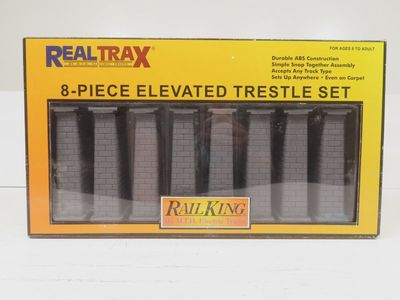 Used O MTH 40-1034 8-Piece Elevated Trestle System