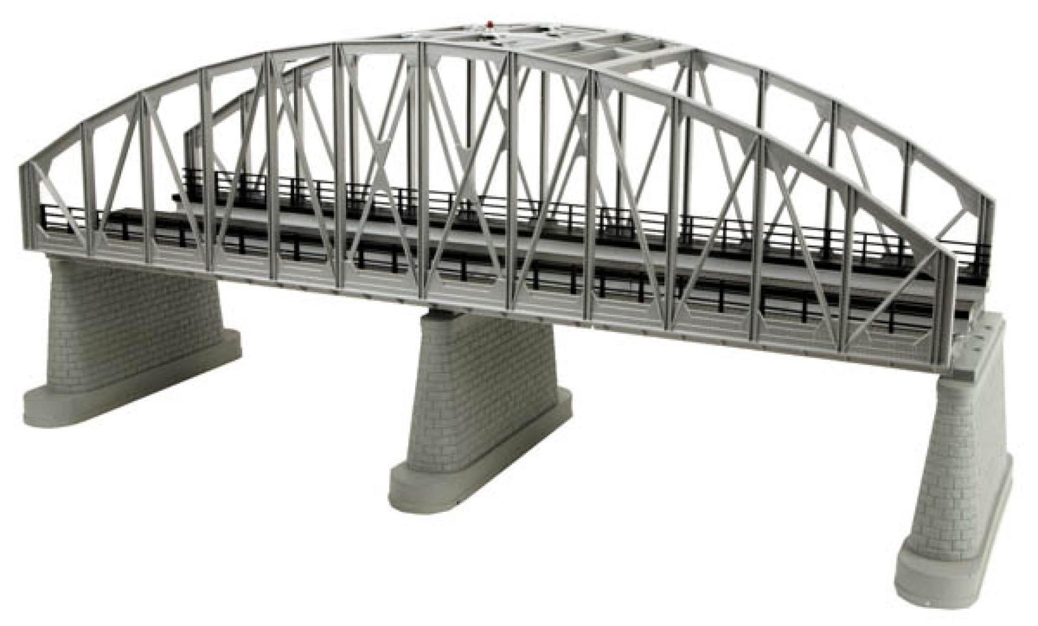 Used O MTH 40-1107 Silver 2-Track Steel Arch Bridge
