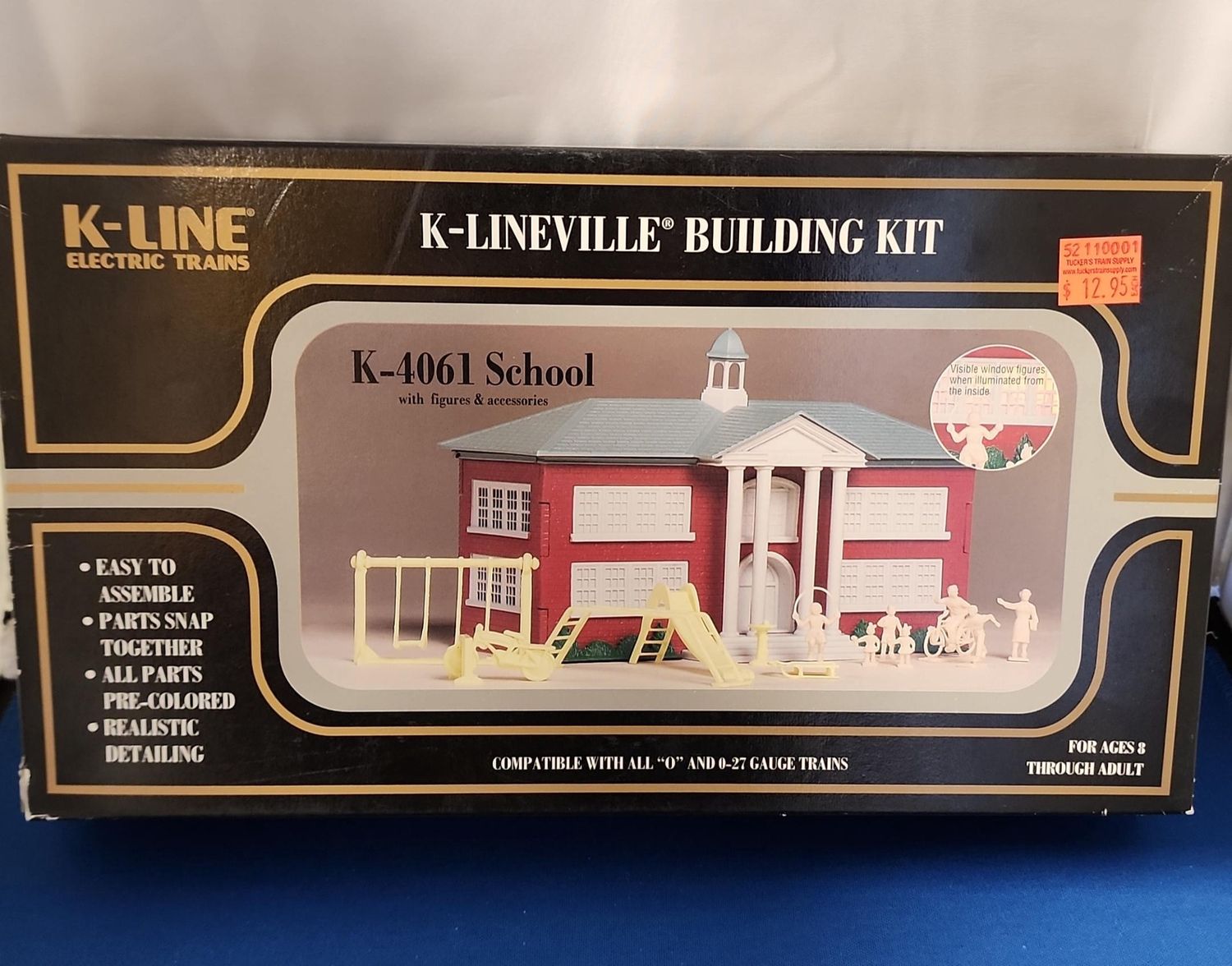 Used O K-Line K-4061 School &amp; Playground Build Kit
