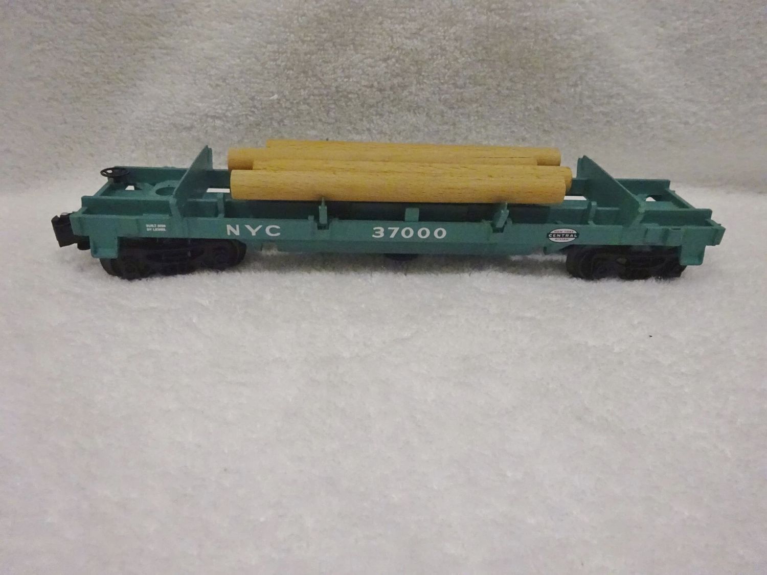 Used O Lionel NYC 37000 Log Dump Car
