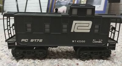 Used O Lionel PC 9172 SP Type Illuminated Caboose