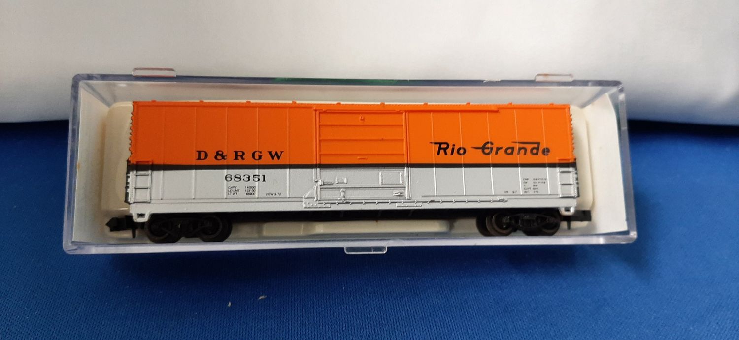 Used N "Rio Grande" Freight Car #68351