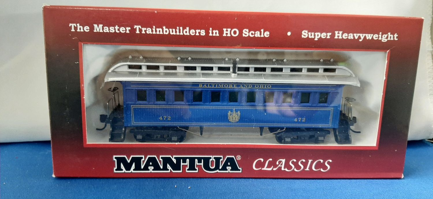 Used HO Mantua B&amp;O Passenger Car #472