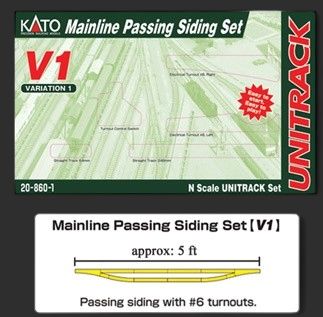 Kato N 20-860 V1 Mainline Passing Siding Set