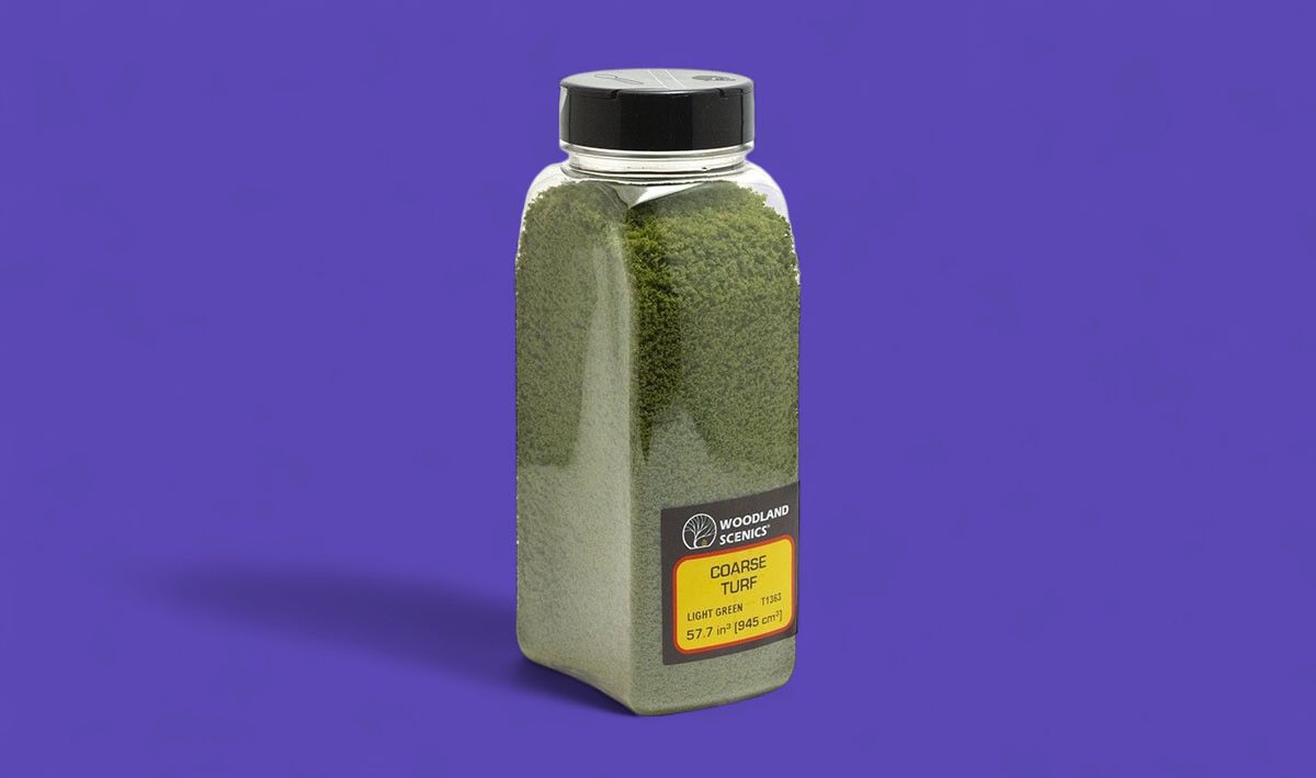 Woodland 1363 Coarse Turf "Light Green" Shaker
