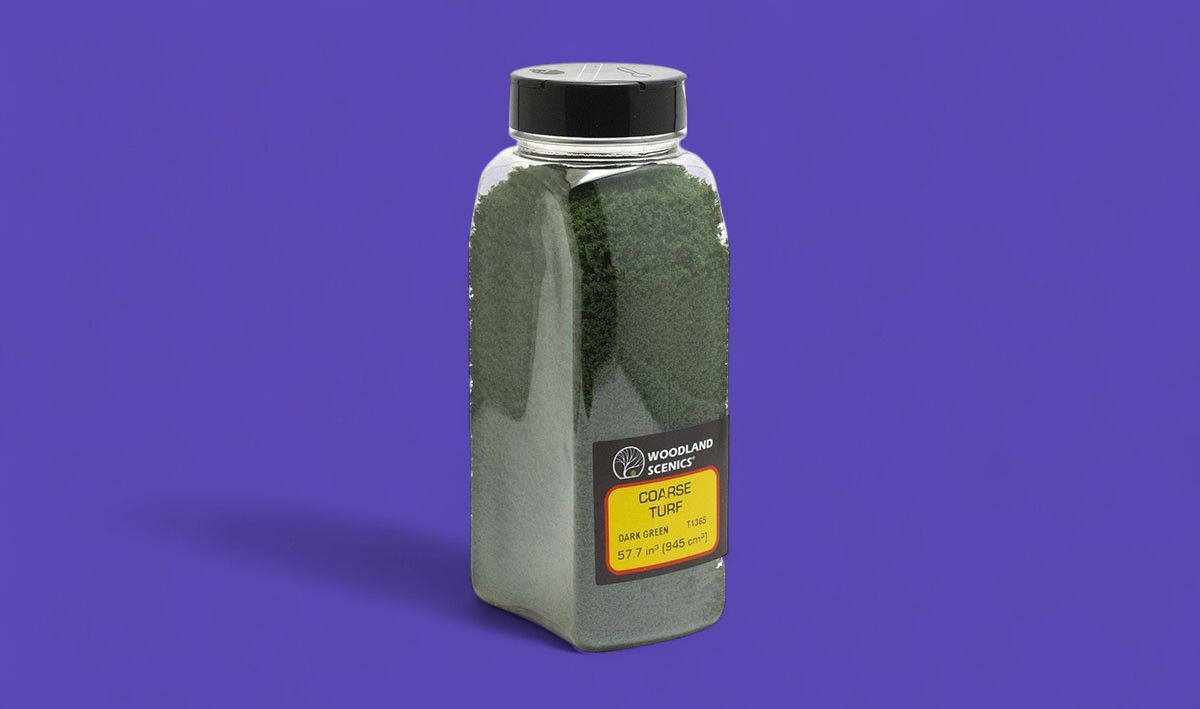 Woodland 1365 Coarse Turf "Dark Green" Shaker