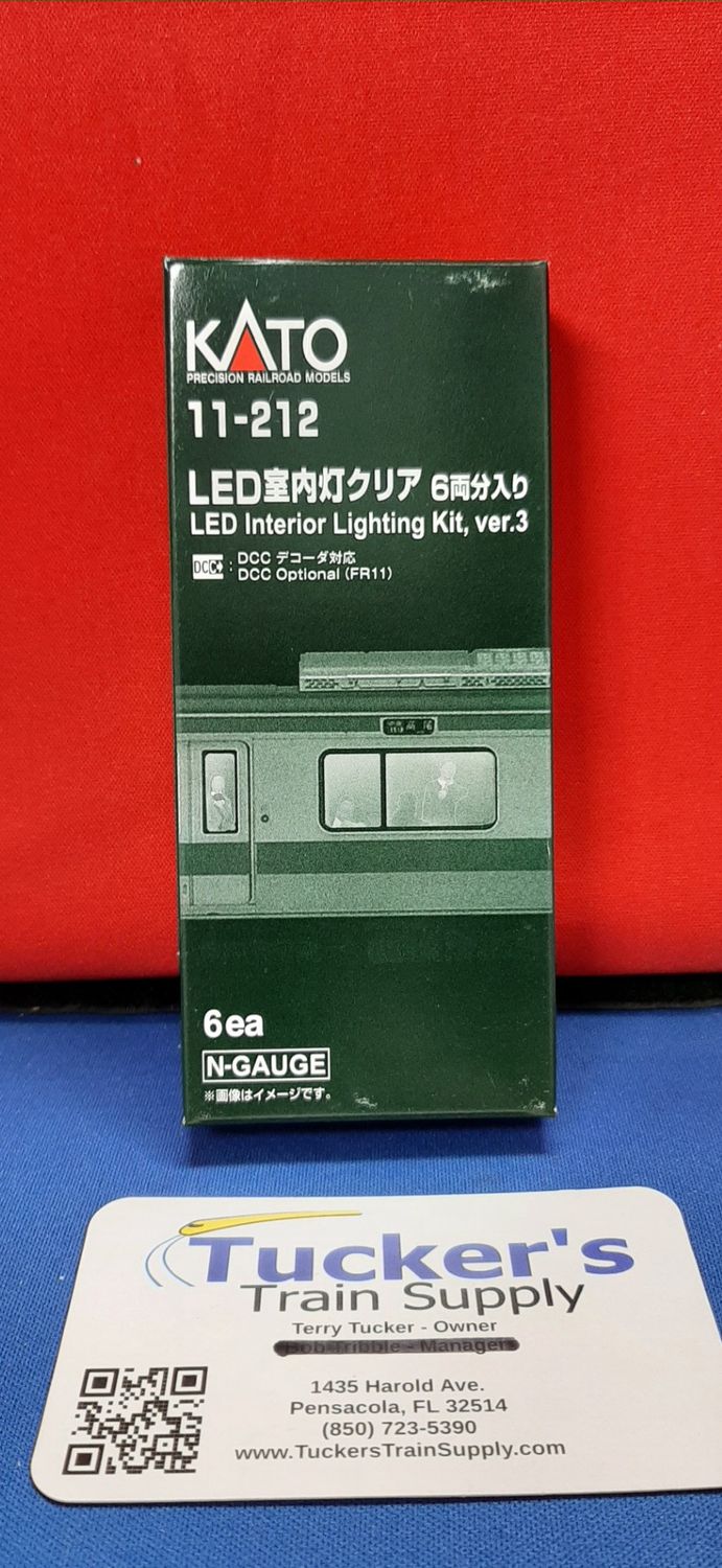 Kato N 11-212 Lighting Kit w/Led Ver-3 6pk