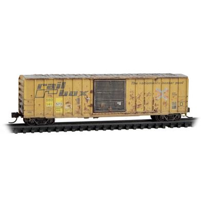 Micro-Train N 025 44 445 Seaboard/ex-Railbox Boxcar Road #141573