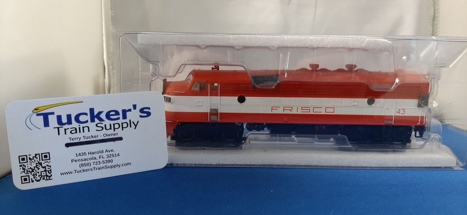 Used HO Athearn ATHG 22582 FP7A Frisco Freight Road #43 DCC/Sound