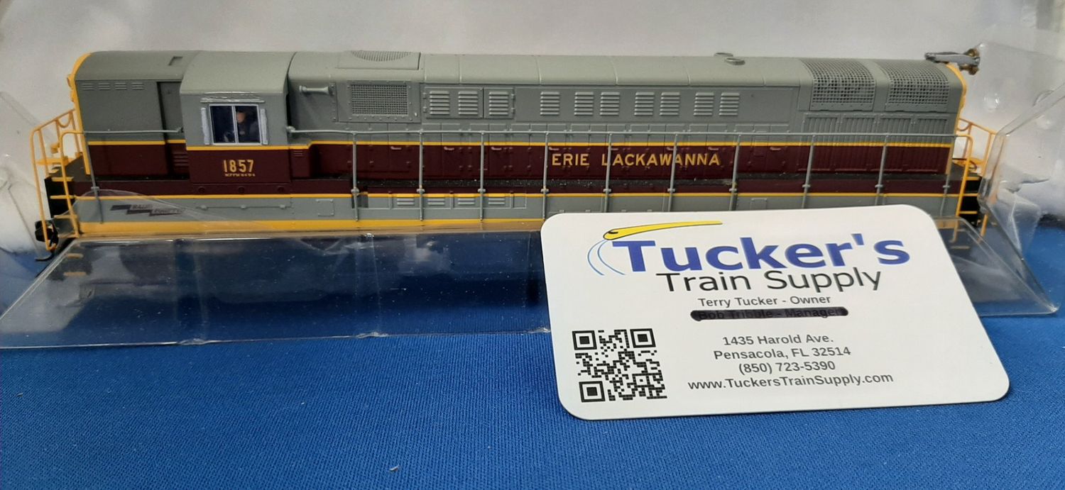 Used HO Atlas 7732 Train Master Locomotive Erie Lackawanna (Phase 1a) Road #1857