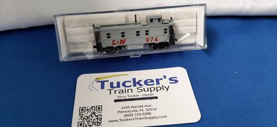 Used N Atlas 35665 Cupola Caboose L&amp;N Road #974