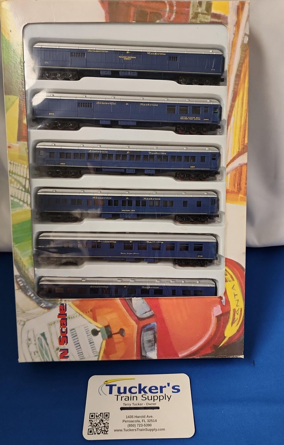 Used N Con-Cor L&amp;N Passenger Cars Heavyweight Set