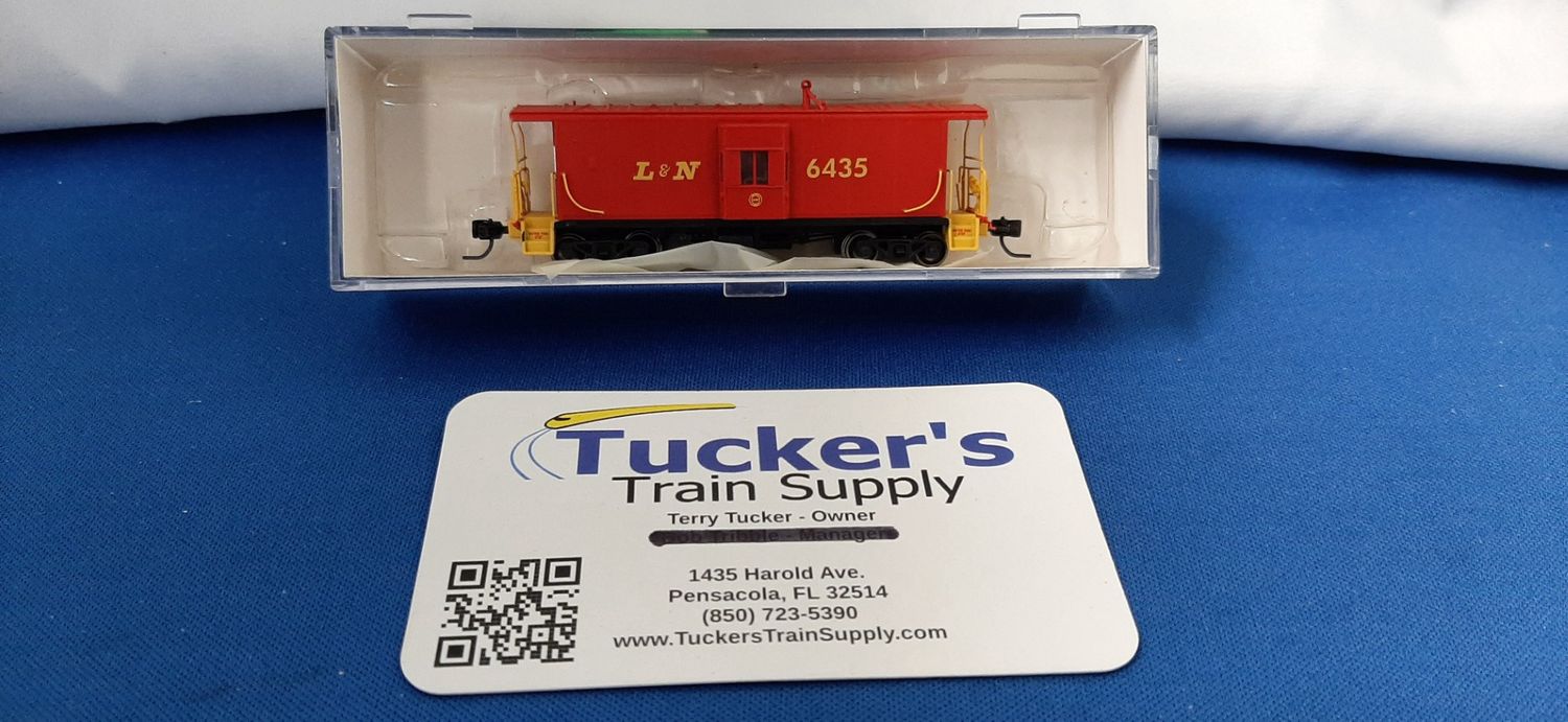 Used N Athearn ATH23293 L&amp;N Bay Window Caboose Road #6435