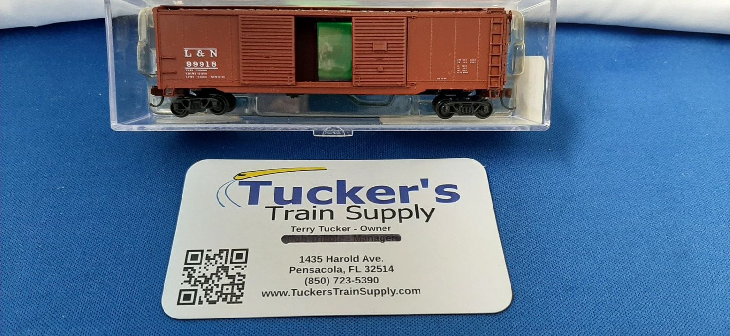 Used N Intermountain 65615-07 L&amp;N 50' AAR Double Door Boxcar Road #99918