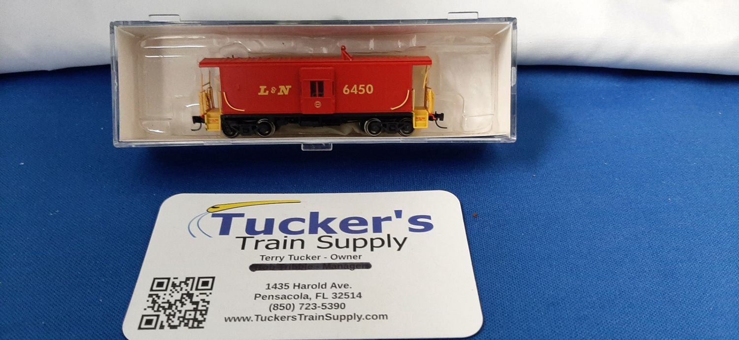 Used N Athearn ATH23294 L&amp;N Bay Window Caboose Road #6450
