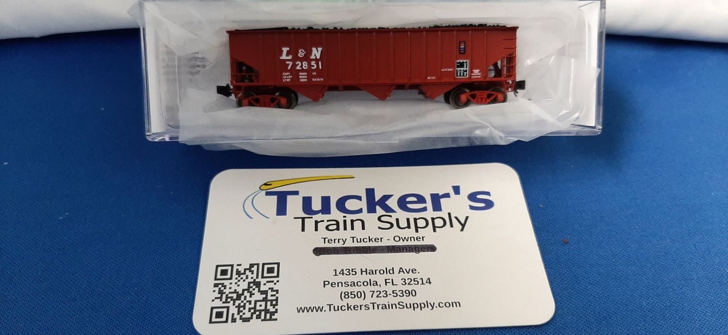 Bluford N 14657 L&amp;N 14-Panel Rib Side Hopper Road #72851