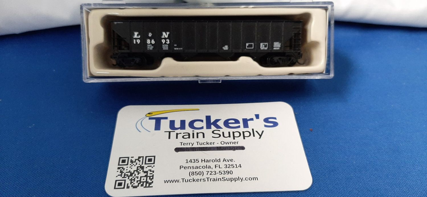 Used N Trainworx 2409-05 L&amp;N 100 Ton Quad Hopper Road #198693