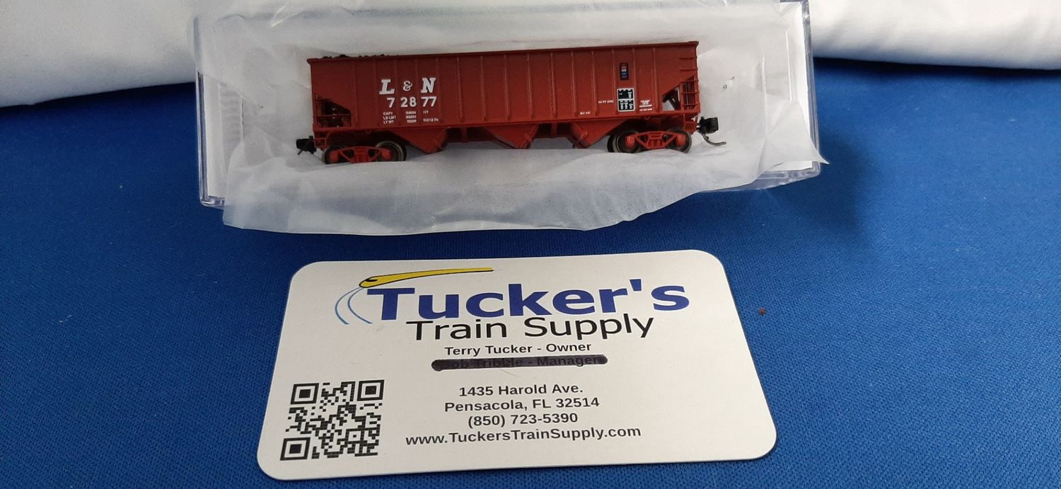 Bluford N 14650 L&amp;N 14-Panel Rib Side Hopper Road #72877