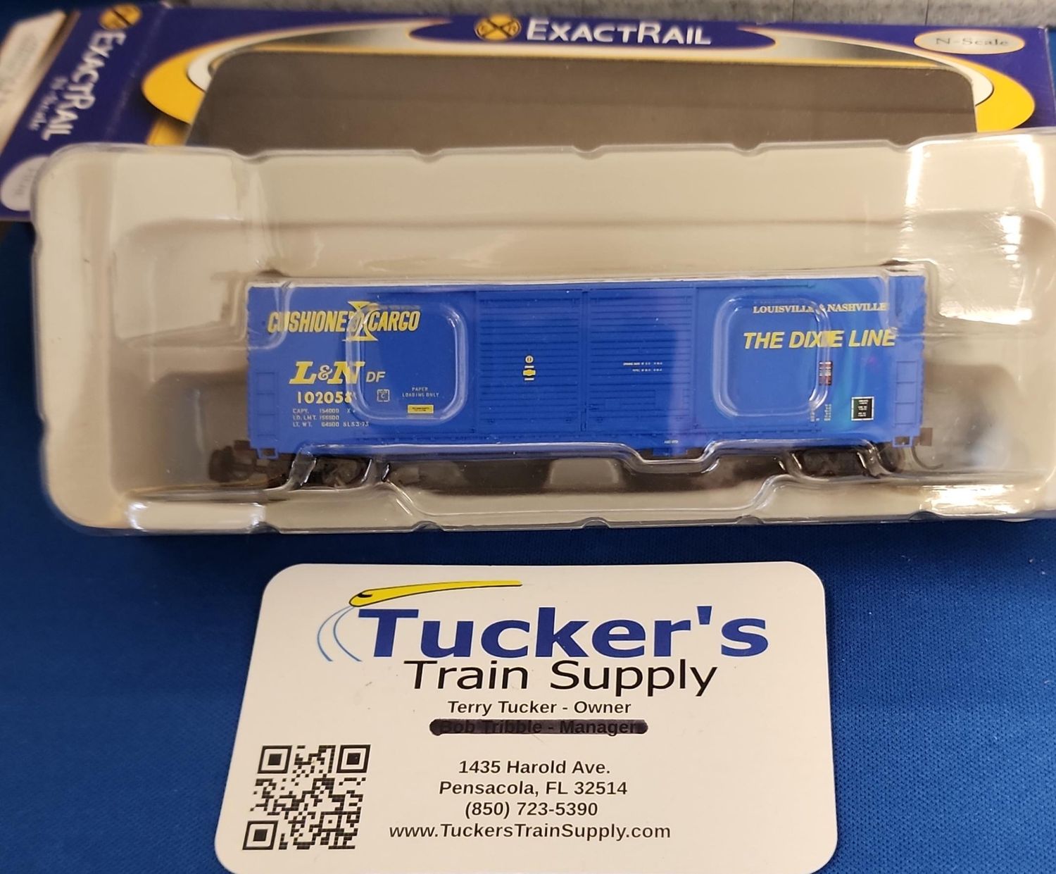 Used N ExactRail EN-50804-2 L&amp;N Gunderson 5200 CF Boxcar Road #102058