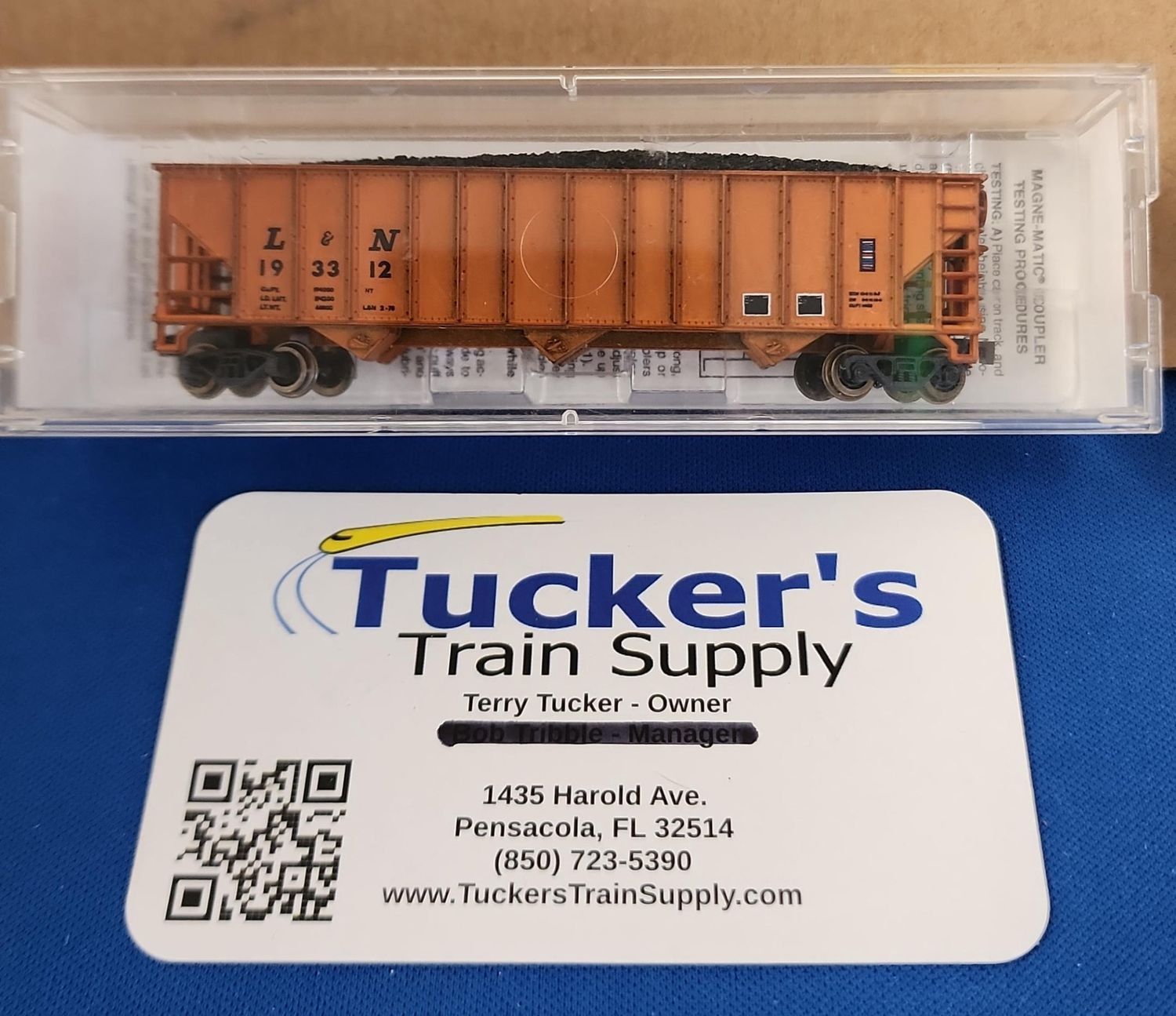 Used N Atlas L&amp;N 90 Ton Hopper Road #193312 (Custom Painted)