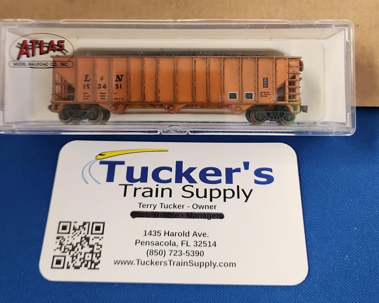 Used N Atlas L&amp;N 90 Ton Hopper L&amp;N Road #193451