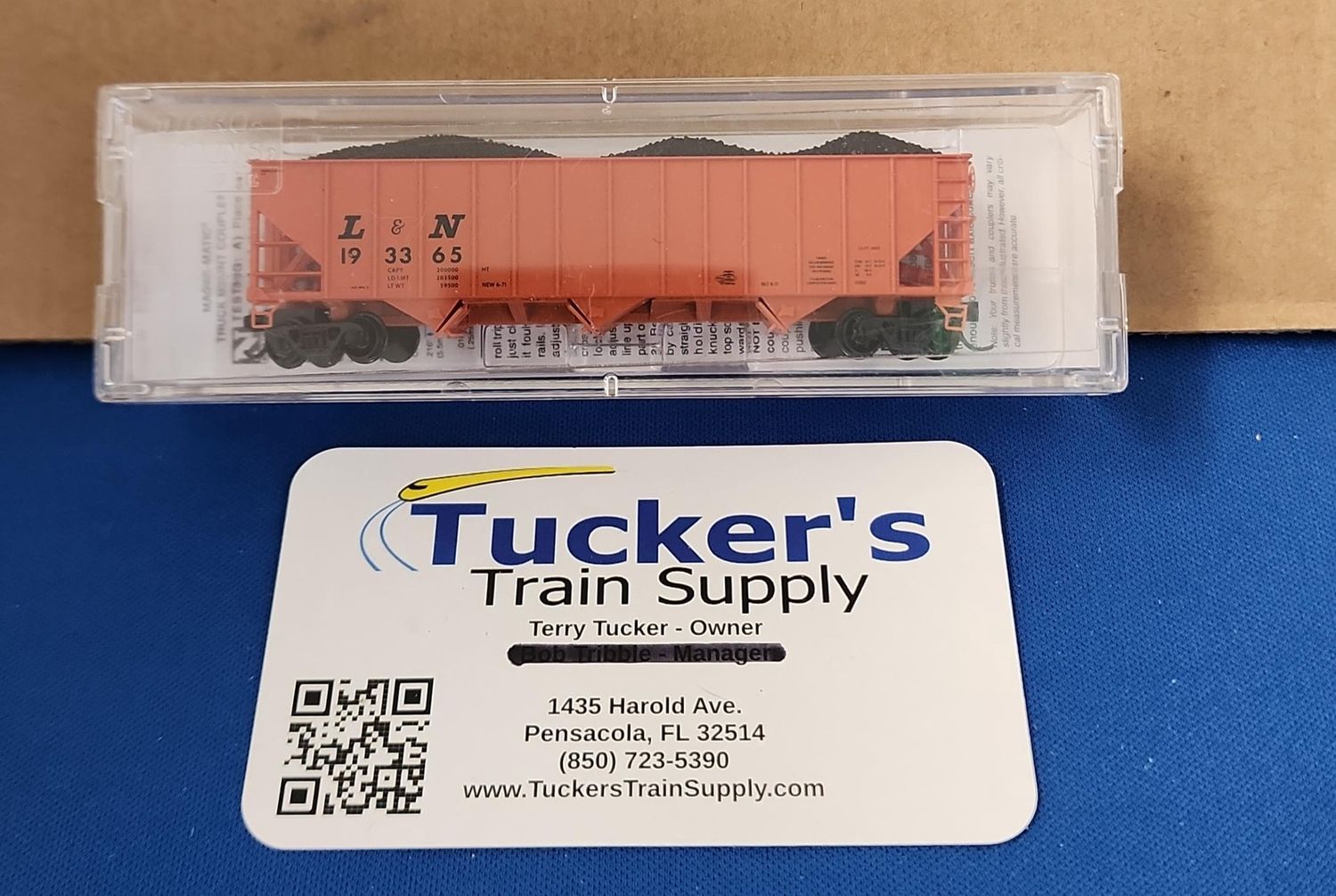 Used N Micro-Train L&amp;N 100-Ton 3-Bay Open Hopper Road #193365