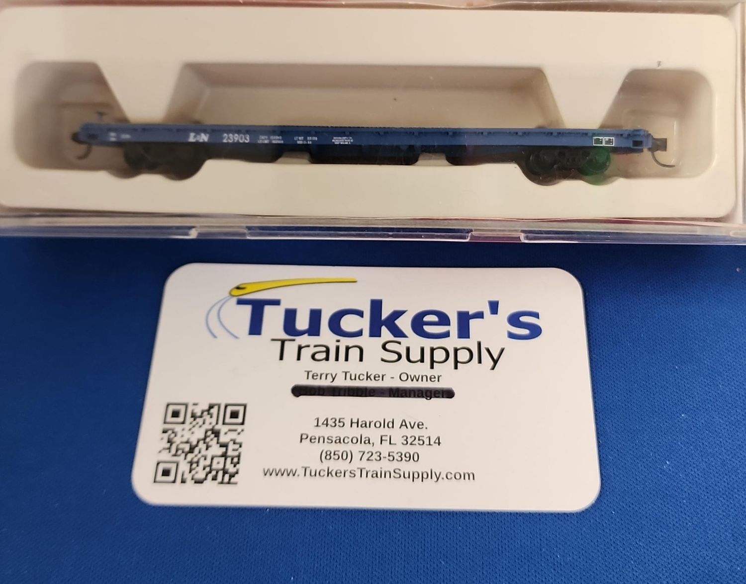 Used N Intermountain 66414-02 L&amp;N 60' Flatcar Road #23903