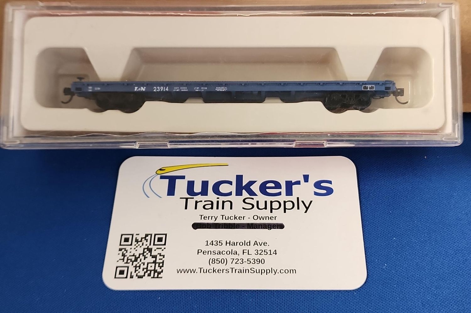 Used N Intermountain 66414-05 L&amp;N 60' Flatcar Road #23914