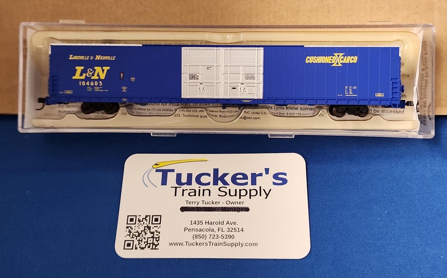 Used N Bluford 86542 L&amp;N 86' Double Door Auto Parts Boxcar Road #104605