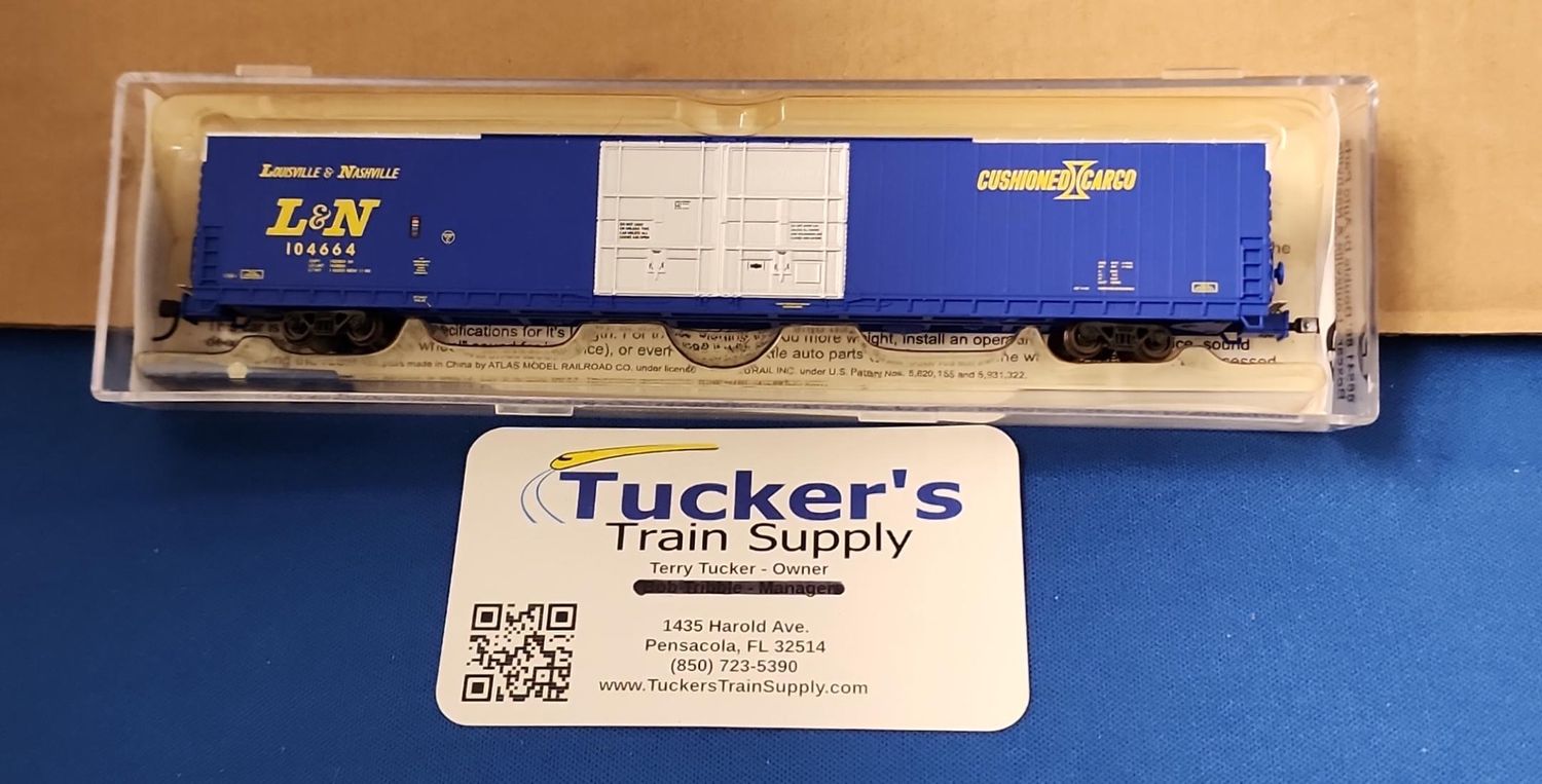 Used N Bluford 86541 L&amp;N 86' Double Door Auto Parts Boxcar Road #104664