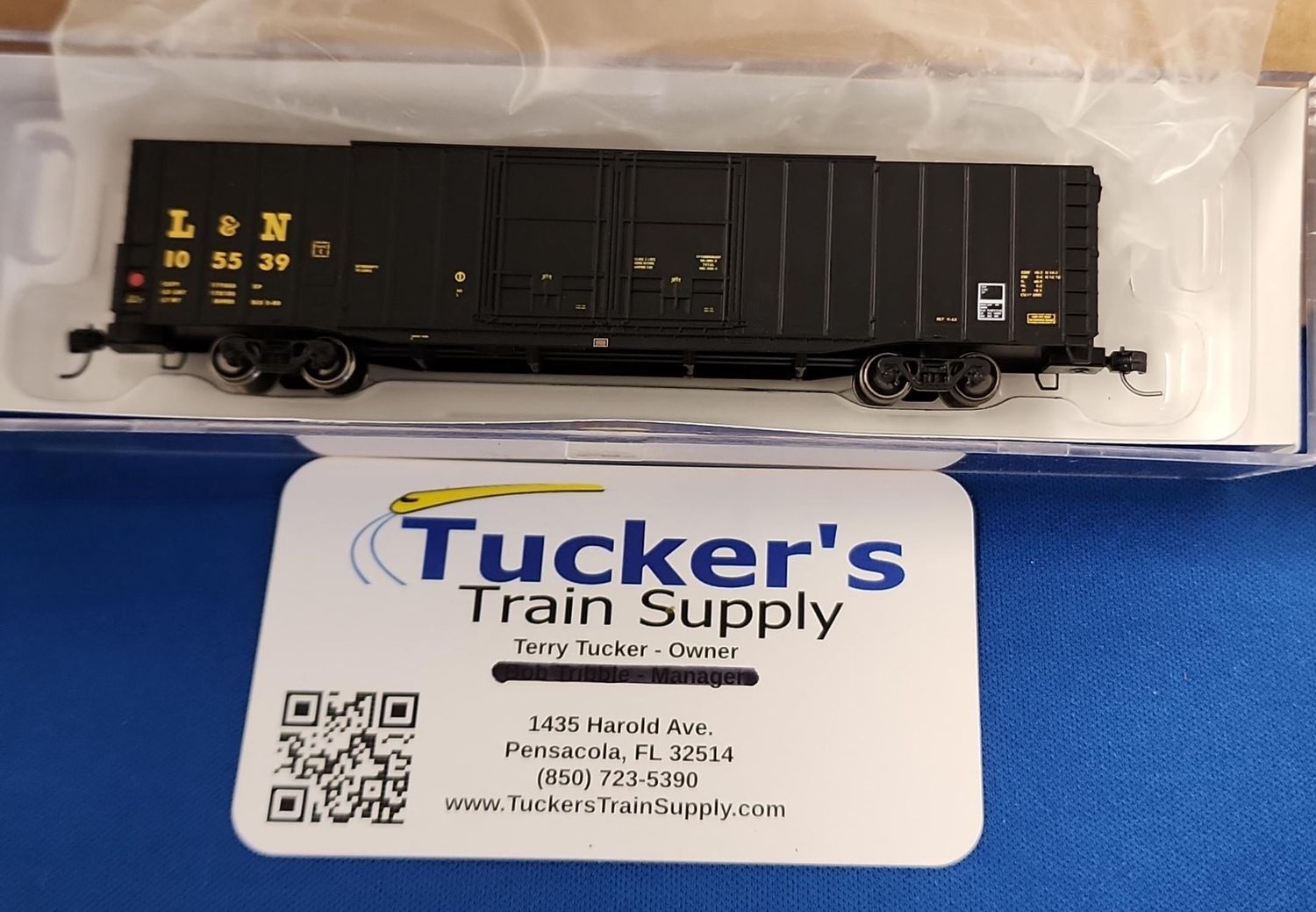 Used N Athearn ATH6516 L&amp;N 60' P-S Auto Parts Boxcar Road #105539
