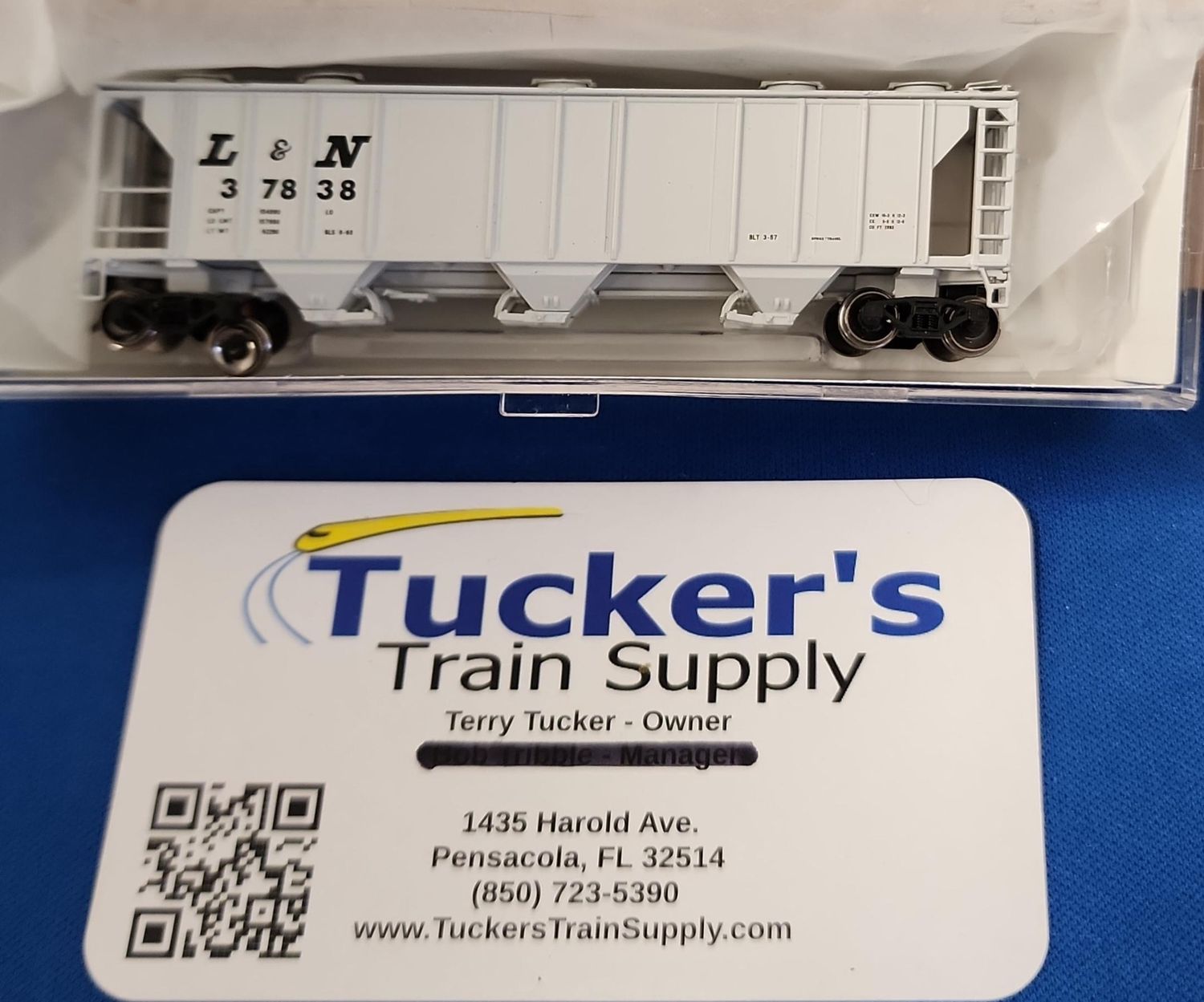 Used N Athearn ATH23865 L&amp;N PS 2893 Covered Hopper Road #37838