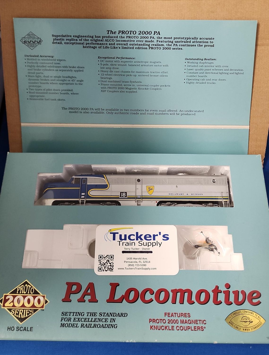 Used HO L:ifeLike RM587005 DH #18 PA Locomotive