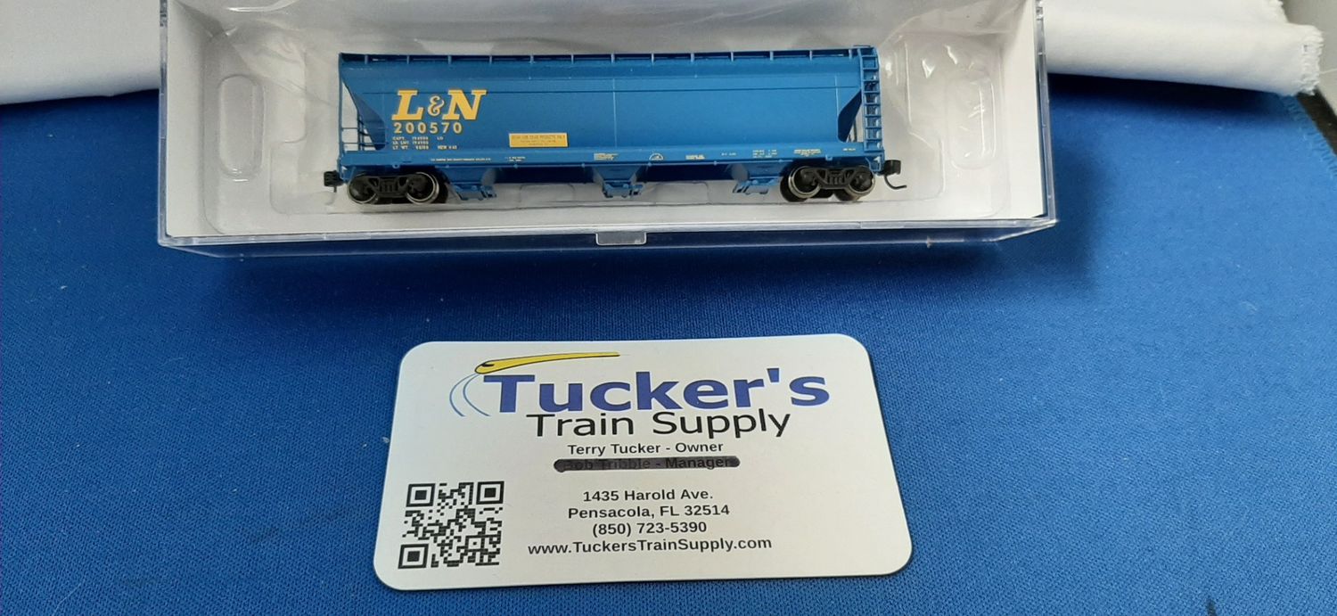 Used N Athearn ATH6952 L&amp;N ACF 4600 Covered Hopper Road #200570