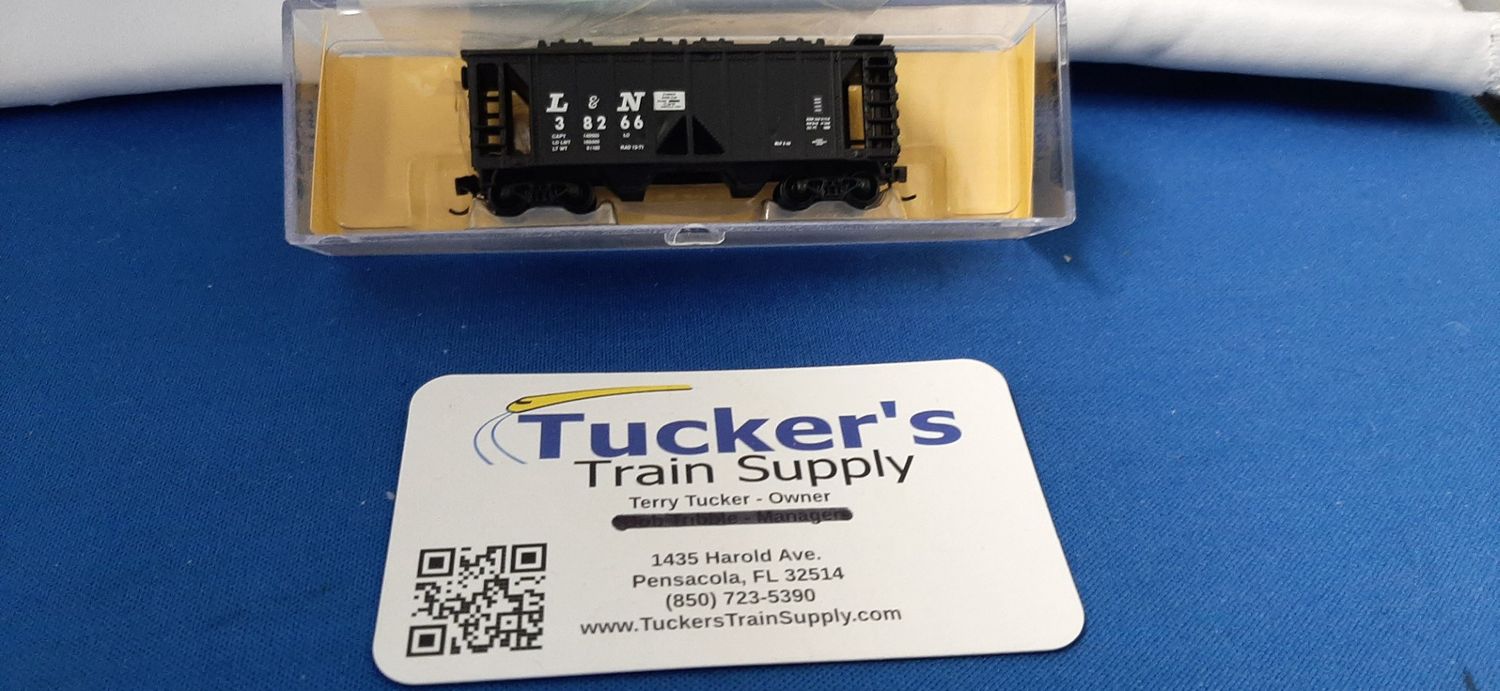 Used N Deluxe Innovations 74032 L&amp;N 2-Bay Covered Hopper Road #32866