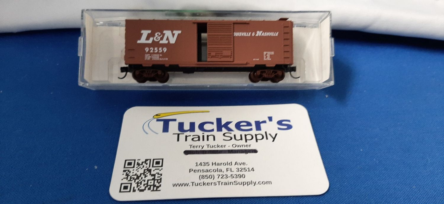 Used N Kadee L&amp;N 40' Standard Boxcar Road #92599 (BLW Special Run)