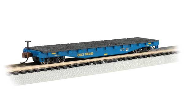 Bachmann N 17352 CSXT 52' Flat Car Road #602360