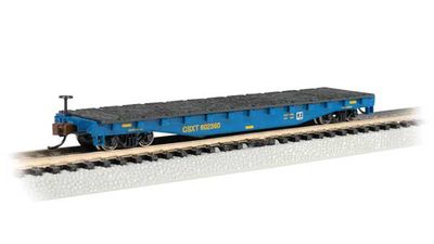 Bachmann N 17352 CSXT 52' Flat Car Road #602360