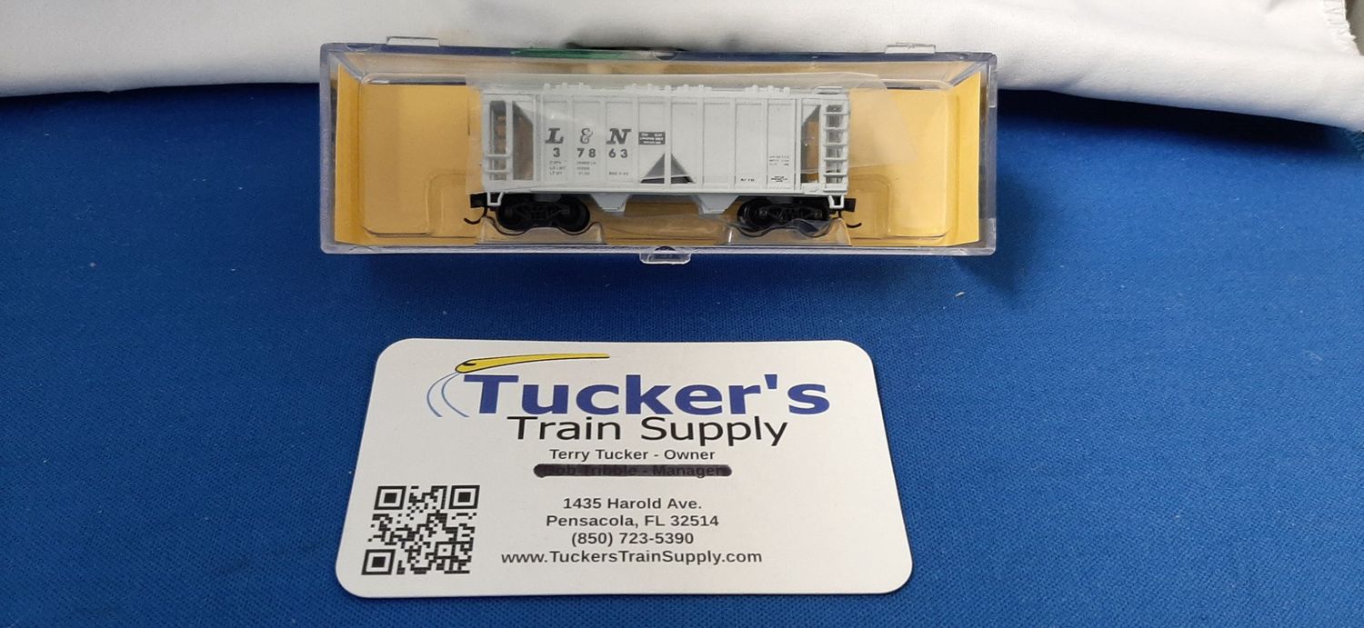 Used N Deluxe Innovations 74011 L&amp;N 2-Bay Covered Hopper Road #37863