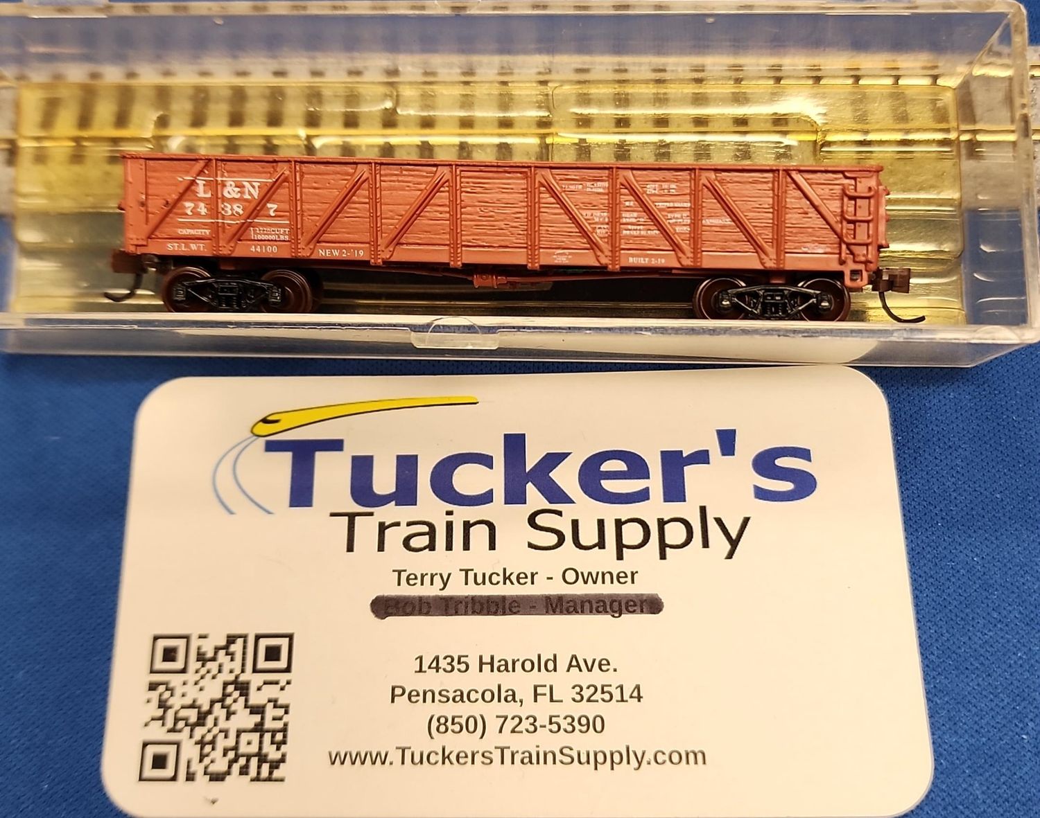 Used N Unknown L&amp;N 7438745' Mill Gondola Road #74387