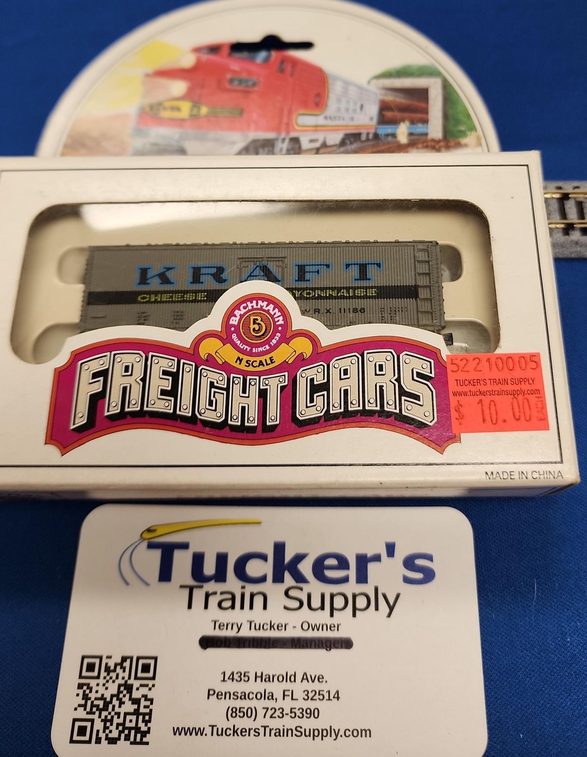 Used N Bachmann Kraft 41' Old Time Wood Reefer Road #11186