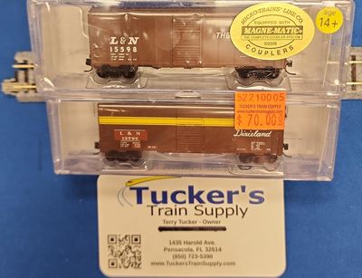 Neal's N Gauging N L&amp;N NSCDLX 08-07 2-Pack Road #'s 15598 &amp; 13795